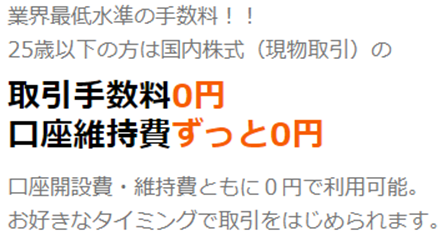 auカブコム証券の口座開設の特徴