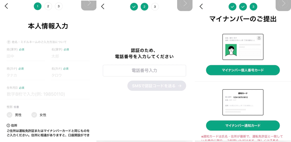 LINEFXの登録手順